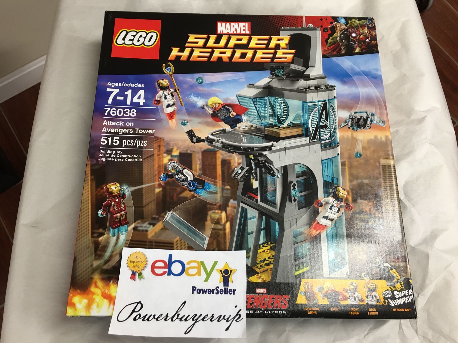 NEW LEGO 76038 LEGO Super Heroes Attack on Avengers Tower Building Toys - Click Image to Close